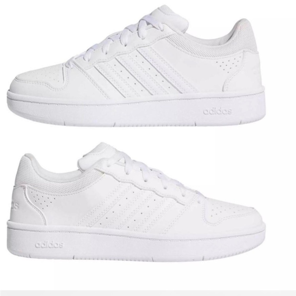 adidas White Low-Top Athletic Sneakers